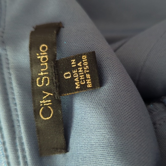 Blue Sparkly Short Dress - Picture 4 of 4